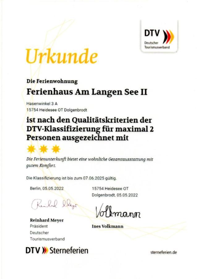 Ferienhaus Am Langen See II Heidesee Luaran gambar